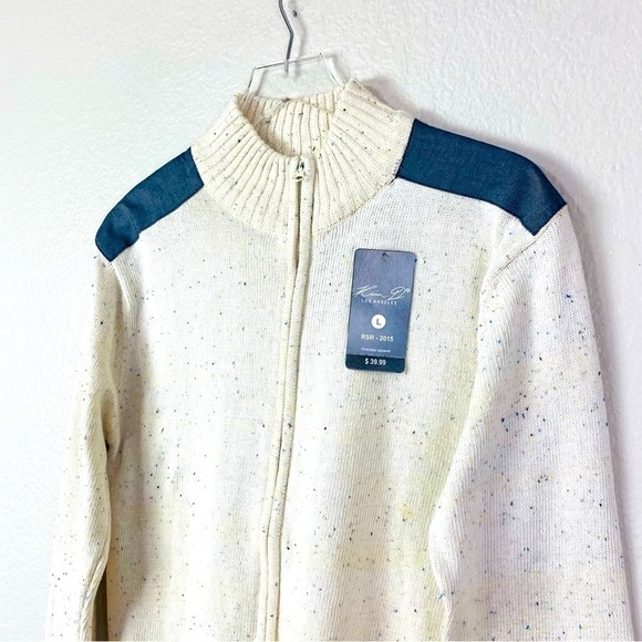 Kian D Los Angeles Zip Up Sweater Size L - Picture 1 of 8